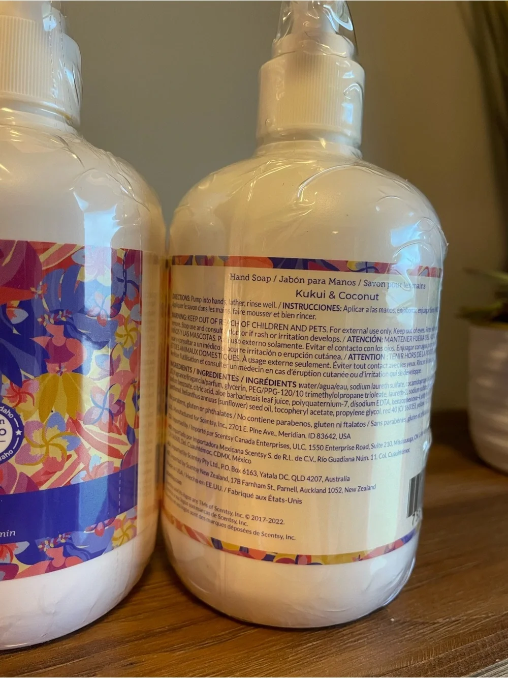 2- Scentsy Kukui & Coconut Hand Soaps